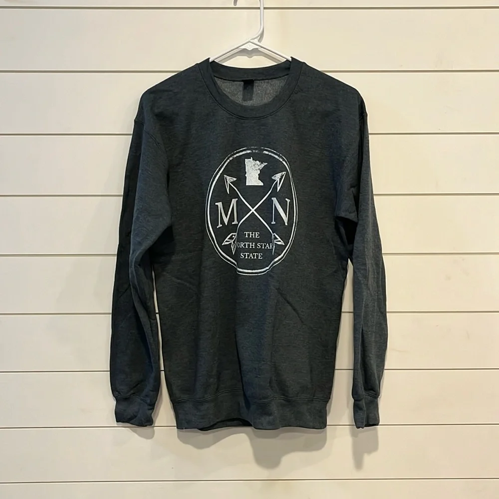 Minnesota The North Star State crew neck sweatshirt - Picture 1 of 6